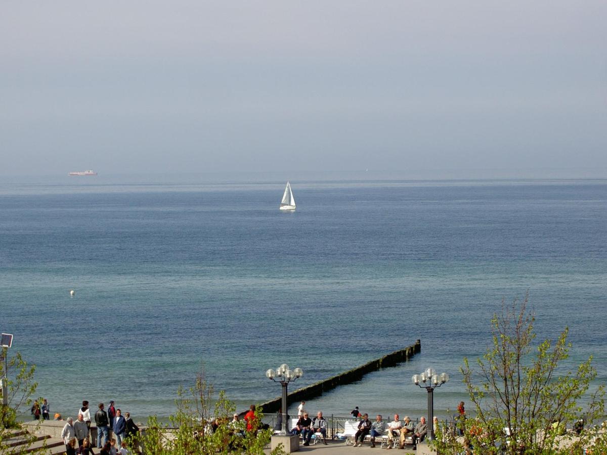 Atlantik 3.07-3Zi.-Meerblickwohnung Ostseebad Kühlungsborn Kültér fotó